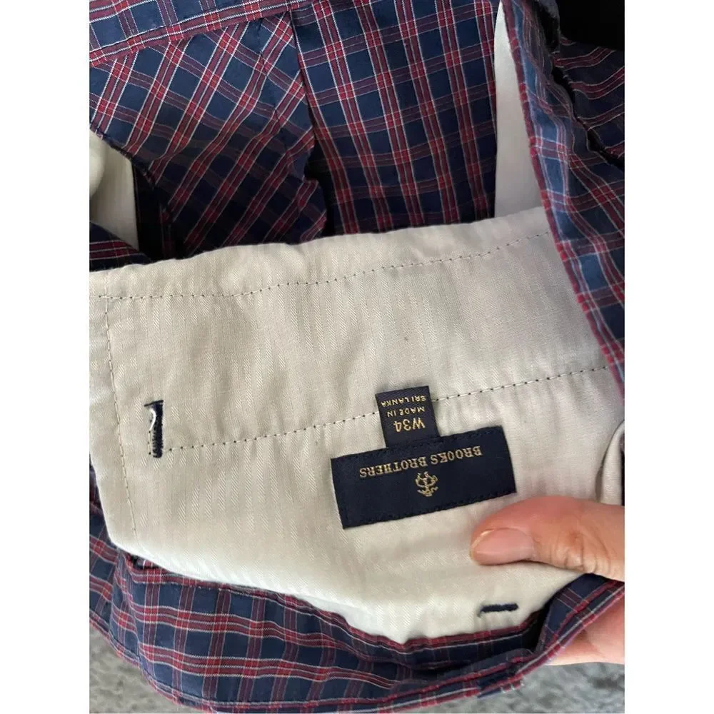 Brooks brothers plaid shorts‎ size 34